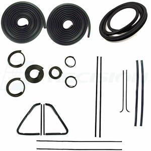 1954 - 1955  GMC and Chev Pickup - Weatherstrip Kit  With Trim Groove