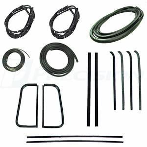 CWK 1110 55 1955 - 1959  GMC and Chev Pickup - Complete Weatherstrip Kits  No Trim Groove